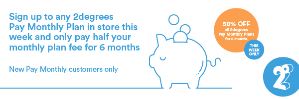 Join us now for half price pay monthly plans